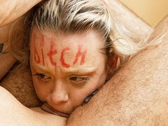 In den arsch, Grosser schwanz, Blondine, Puppe, Extrem, Realität, Rau, Hure