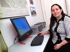 Wohlbeleibte schöne frauen, Grosser arsch, Büro, Verführt