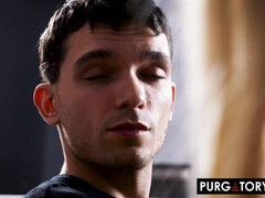 Blondine, Blasen, Schwanz, Handjob, Hardcore, Hd, Muschi, Titten