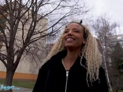 Public Agent Sexy Dutch Ebony Romy Indy POV Sex Video