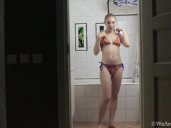 Blondine, Frau, Behaart, Hd, Dusche, Solo
