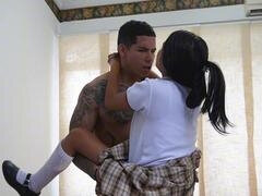 18 jahre, Betrug, Hochschule, Spermaladung, Latina, Höschen, Zierlich, Uniform