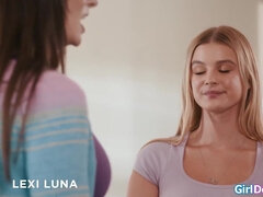 Rubia, Hija, Peludo, Lesbiana, Lamidas, Mamá, Madrastra, Tetas