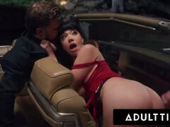 Big Titty Slut Little Puck Takes Hardcore Parking Lot Fuck While Cuck Husband Watches - HD Reality Cuckold