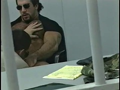 Culo, Mamada, Grupo, Pajear, Masturbación, Maduro, Músculo, Uniforme