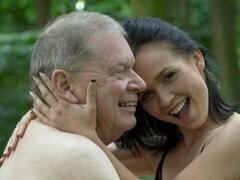 Kont, Pijpbeurt, Hondjeshouding, Handbeurt, Buiten, Kut duiken, Geschoren, Tiener