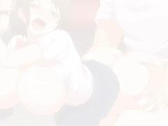 デカ尻, デカパイ, フェラチオ, 中出し, グループ, 手コキする, 公共, オッパイの