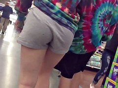 Amateur, Cul, Adolescente, Voyeur