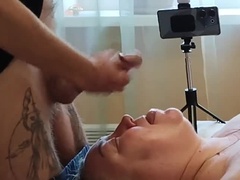 Wohlbeleibte schöne frauen, Sperma im mund, Schwanz, Handjob, Hd, Wichsen, Sperma, Ablutschen