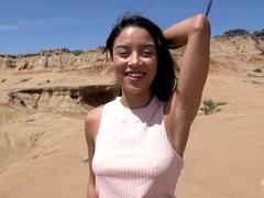 18 años, Chica, Sexo duro, Latina, Tetas naturales, Al aire libre, Pequeña, Adolescente