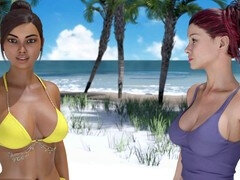 Dreidimensional, Leie, Aus dem arsch in den mund, Grosser arsch, Bikini, Blondine