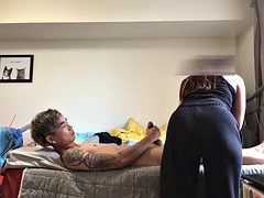 Big cock, Big tits, Flashing, Handjob, Latina, Massage, Monster, Voyeur