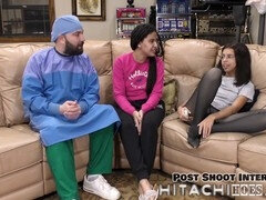 舞台裏, 医者, 足, グローブ, ゴム, マスク, スパンデックス, バイブレーター