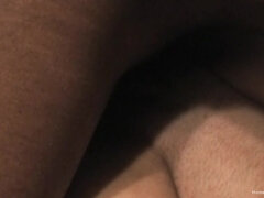素人, 黒人, フェラチオ, 茶髪の, 異人種間, 小柄, 剃毛, ガリガリ