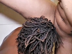 Fat ass black queen freak loves that banger jay