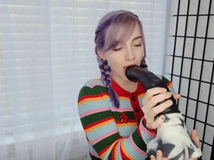 Любители, Большая жопа, Глубокая глотка, Дилдо, Домашнее видео, Мастурбация, Молоденькие, Игрушки