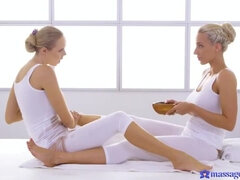 Big tits, Blonde, Hd, Lesbian, Massage