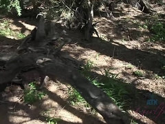 Amateur, Bikini, Rubia, Al aire libre, Público, Coño, Afeitado, Tetas