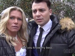 Blondine, Blasen, Nahaufnahme, Milf, Geld, Pov, Strümpfe, Ehefrau