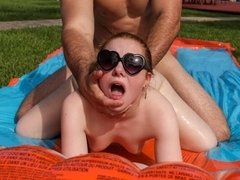 Tiny Cum In The Sun