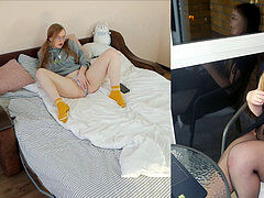 Sexy white mom, lesbian orgasm, diciottenni