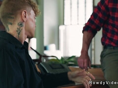 Anal, Mamada, Gay, Pajear, Maduro, Músculo, Chupando