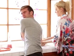 Anal, Blonde, Éjaculation interne, Tir de sperme, Hard, Mère que j'aimerais baiser, Fils, Belle mère