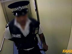 素人, デカチン, フェラチオ, イギリス人, ハードコア, ポリス, ハメ撮り, オッパイの