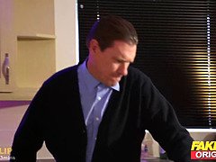 Step Mom with big tits fucks her step son