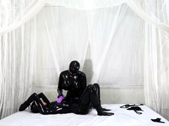 Fetish wam lesbian hotties use toys for milk enemas