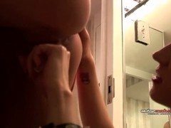 French, Hotel, Lesbian, Licking, Pornstars, Skinny
