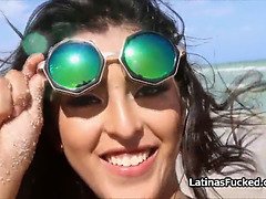 Amateur, Plage, Sucer une bite, Hard, Hd, Fille latino, Réalité, Adolescente