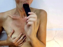 Amateur, Mamada, Papá, Garganta profunda, Masturbación, Solo, Chupando, Juguetes