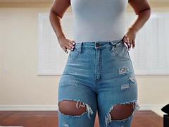 Grosser arsch, Jeans, Latina