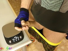 Grote lul, Sperma shot, Lul, Eerste keer, Homo, Duits, Handbeurt, Keuken