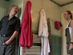 18 ans, Sucer une bite, Tchèque, Réalité, Chevaucher, Rasée, Adolescente, Nénés