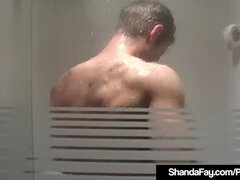 Enthousiasteling, Pijpbeurt, Bruinharig, Oudere vrouw, Sperma in gezicht, Hd, Moeder die ik wil neuken, Douche