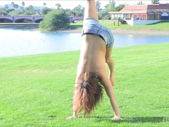 フィストファック, マッサージ, オナニー, ヌード, オーガズム, 公共, 一人