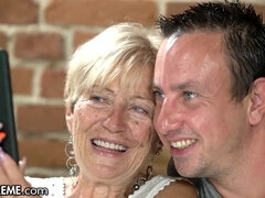 ぽっちゃり, ブロンド, エロ熟女, お婆さん, 熟年, 淫乱熟女, オマンコ, 垂れ乳