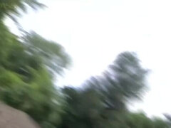 Braunhaarige, Hd, Absätze, Im freien, Pov, Strümpfe