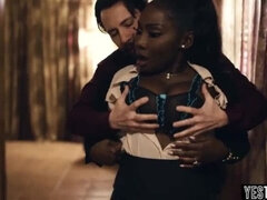 Culo, Mamada, Estilo perrito, Ébano, Interracial, Tetas naturales, Estrella porno, Coño