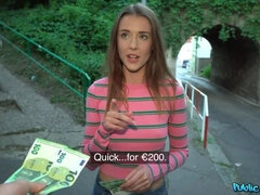 Kont, Sperma in mond, Lul, Europees, Geld, Buiten, Slipje, Rijden