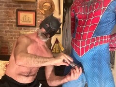 Furry, hunk bareback, gay cum