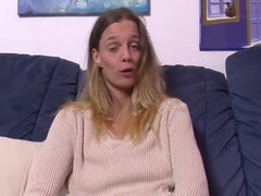 Blondine, Blasen, Vollbusig, Deutsch, Mutti, Natürlich, Orgasmus, Titten