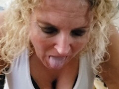 My girlfriend gets drilled until I cum in her slutty little mouth