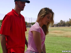 Culo, Rubia, Al aire libre, Falda, Calcetines, Sexo soft, Calientapollas