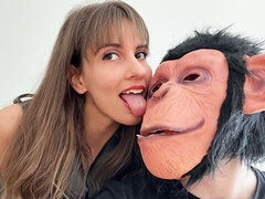 Benefit Monkey featuring Lili Charmelle and Candee Licious's pussy licking movie
