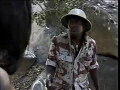Afrikanisch, In den arsch, Schwarz, Blasen, Spermaladung, Aufs gesicht abspritzen, Hardcore, Orgie