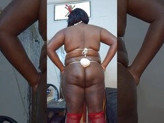 Anal, Fetichismo travestista, Gorda, Lencería, Aceite, Transexual, Solo, Juguetes