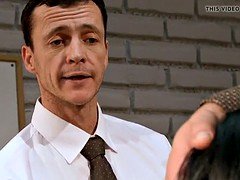 Pussy punished schoolgirls serving teachers